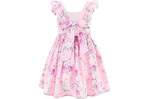 Girls' Floral Derby Dress & Party Sundresses