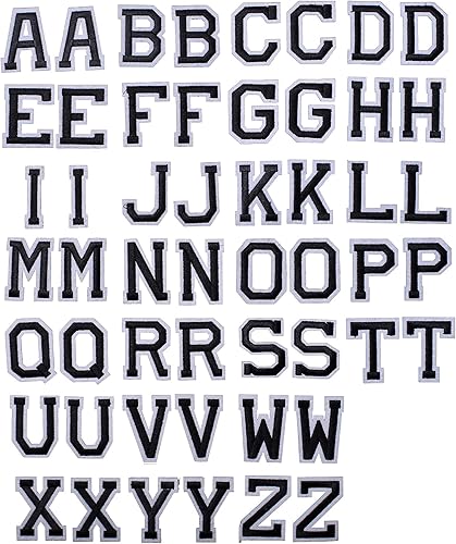 Miniatura 10 de AXEN 40 parches de números, parches de números del 0 al 9, planchar en números para ropa, mochila, sombrero, toalla, medias, zapatos, etc. Blanco