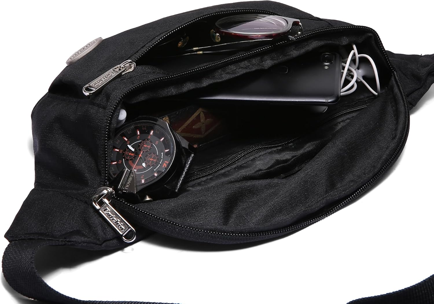 Entchin Fanny Pack for Women Men,Crossbody Belt Bag with 4-Zipper Pockets,Adjustable Waist Bag Pack,One of the Most Popular Travel Essential Gifts for Walking,Traveling,Cycling - Image 6