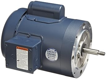 Leeson 113955.00 Jet Pump Motor, 1 Phase, 56J Frame, Round Mounting, 1/2HP, 3600 RPM, 115/208-230V Voltage, 60Hz Fequency