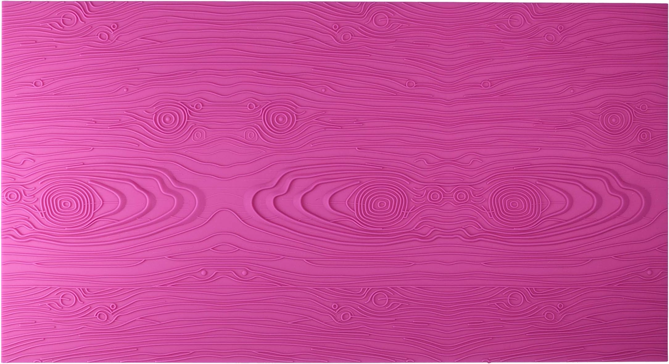 Wood Grain Impression Fondant Mold Mat for Cakes, High Definition & Quality Silicone Decorating Tool for Sugarcraft, Chocolate, Resin, Polymer Clay, Soap and Other Crafting Projects