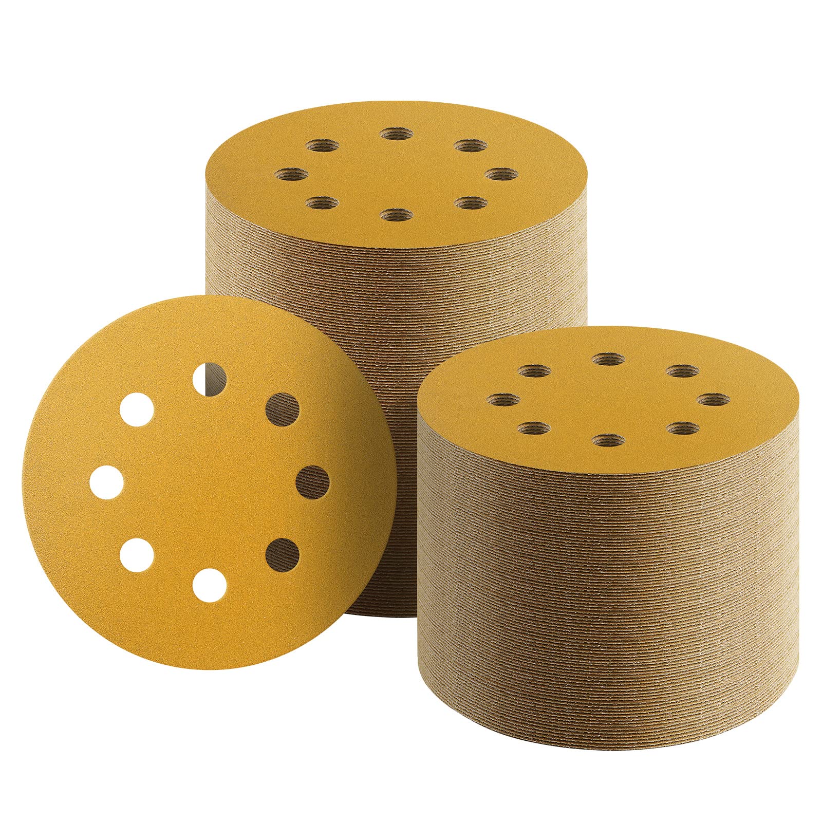 100 Sanding Discs - 5 Inch Hook & Loop, 120 Grit -9