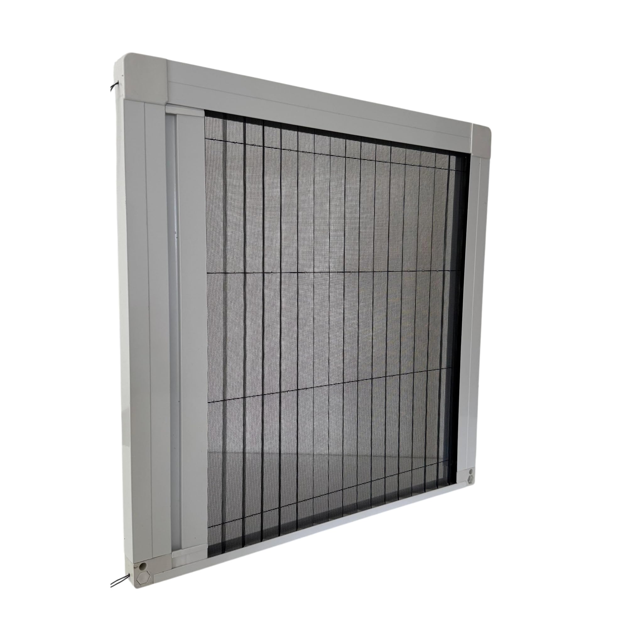 Plissee Fliegengitter nach Maß | Individuell konfigurierbarer Insektenschutz für Fenster, Türen & Dachfenster | Aluminiumrahmen | Optional ohne Bohren