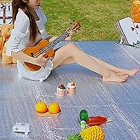 Vista 8 de Almohadillas de camping para dormir – Alfombrilla de dormir al aire libre con capa impermeable y de papel de aluminio Almohadilla de viaje