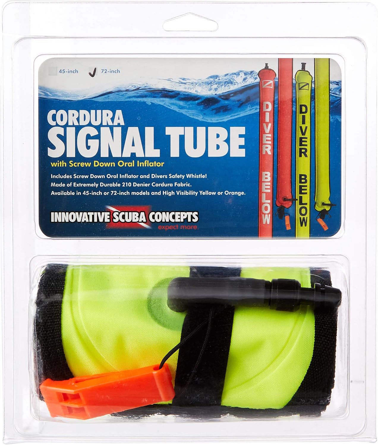 Signal Tube Submersible Marker Buoy SMB – 45 Inch