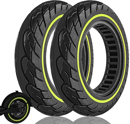 Vista 13 de 10x2.125 Neumático Sólido, Reemplazo para 50/75-6.1, 10x2, 10x2/54-152 Neumático Original, para Hiboy S2/S2R Plus, VOLPAM SP06, Gotrax GXL V2, 1