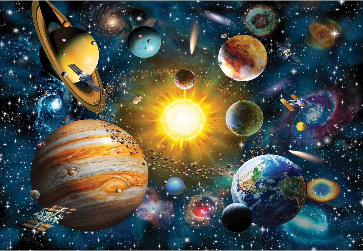 Anatolian Puzzle - Solar System, 2000 Piece Jigsaw Puzzle, Code: 3946, Multicolor