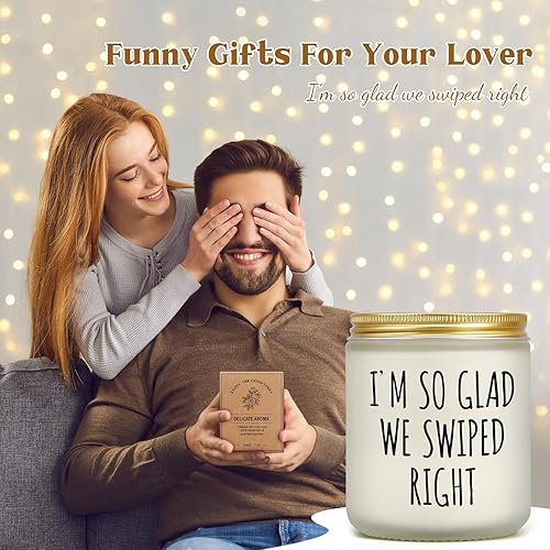 Miniatura 10 de CINGUE Regalo romántico del día de San Valentín, regalo del día de San Valentín para mujeres y hombres, regalos divertidos de velas para novia,