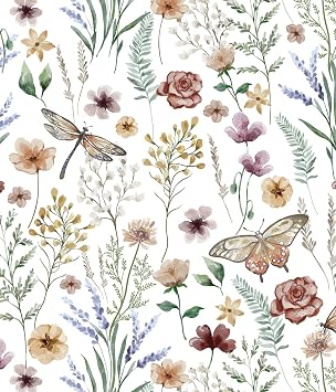 Orainege Vintage Floral Wallpaper Floral Wallpaper