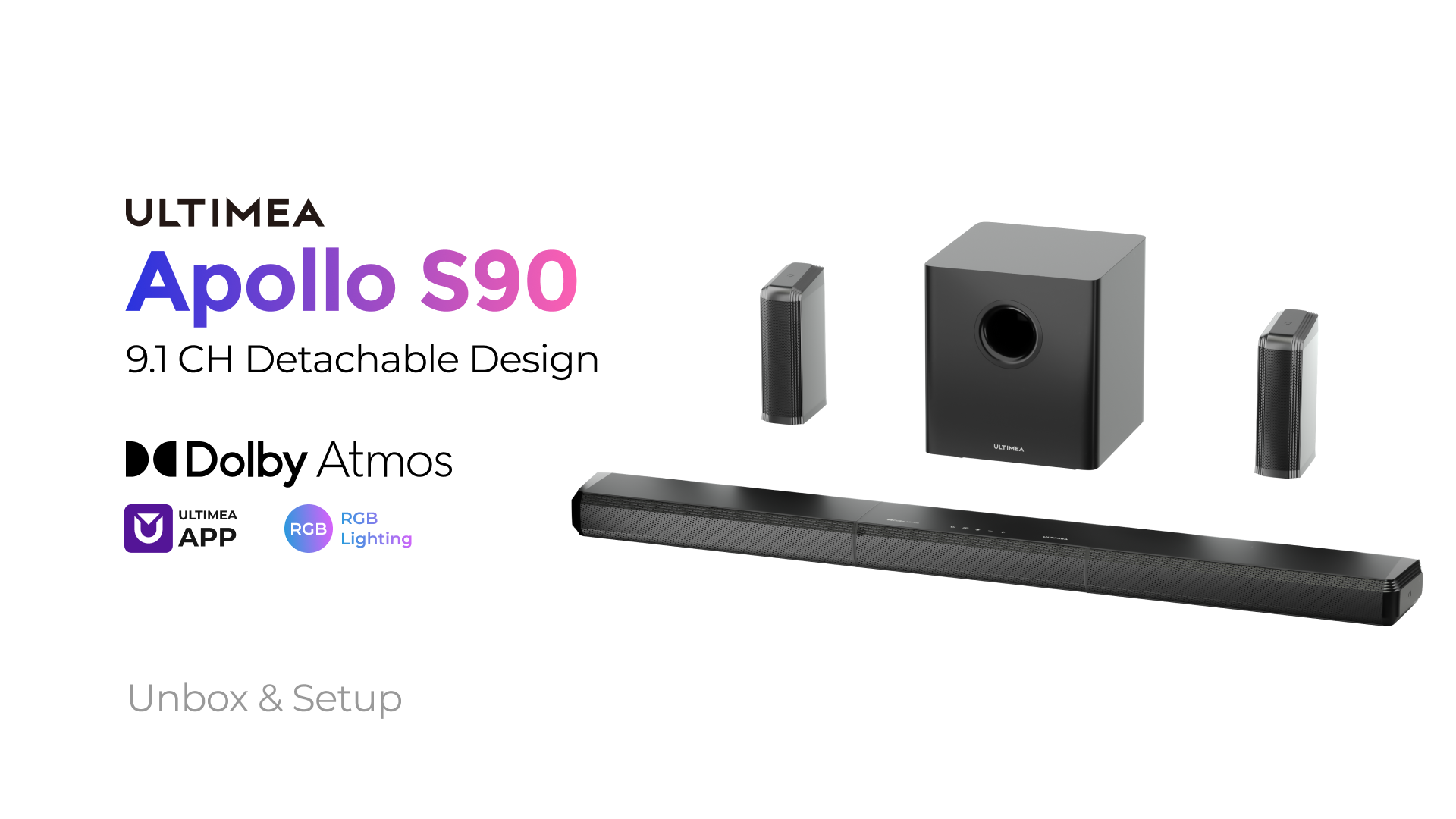 Amazon.com: ULTIMEA 9.1ch Surround Sound System with Dolby Atmos