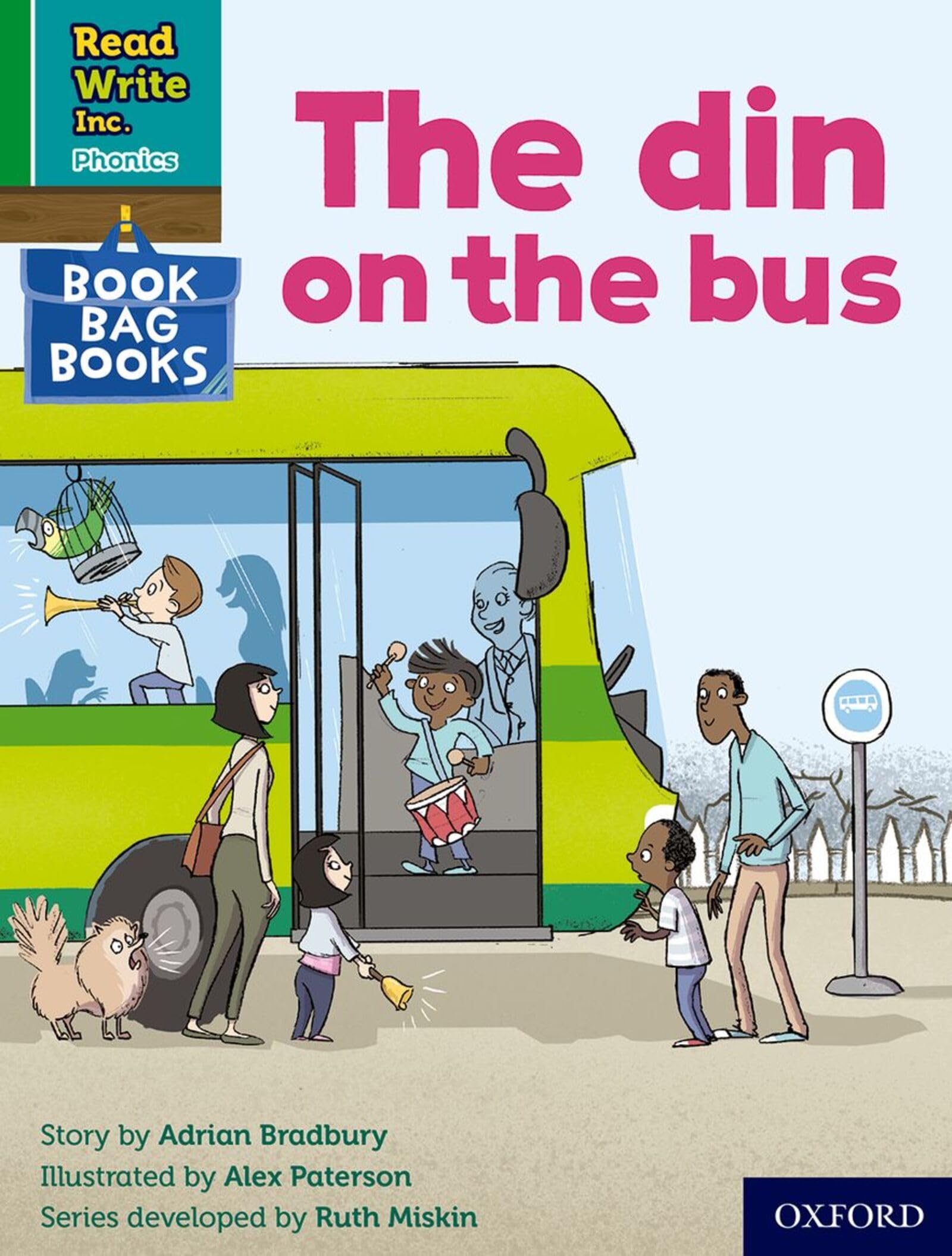 The din on the bus (Green Set 1 Book Bag Book 1) (Read Write Inc. Phonics)