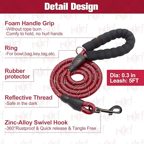 Miniatura 4 de BEAUTYZOO Juego de arnés y correa para perro pequeño, arnés de malla suave reflectante para perros y gatos extra pequeñospequeños, medianos, arnés