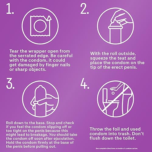 Miniatura 8 de Durex - Paquete Adventure de condones, lisos y estriados, a granel, preservativos de látex de ajuste regular (Durex Extra Sensitive Smooth,