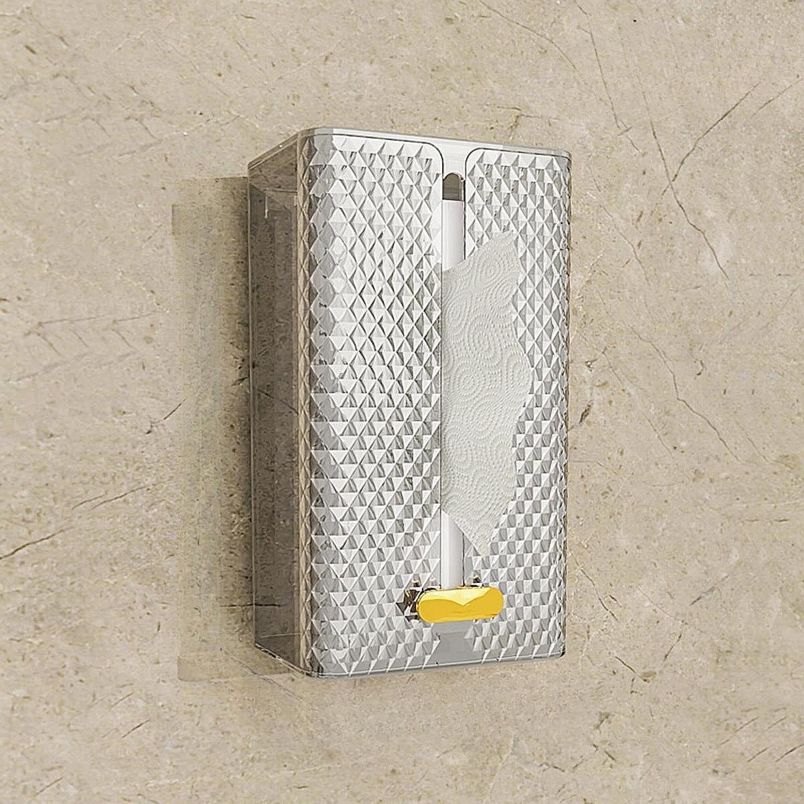 Enakshi (Label) Creations Tissue Box Holder Wall Mounted Tissue Box Cover for Living Room Desk Bedroom ClearHome & Garden|Bath|Tissue Box Covers