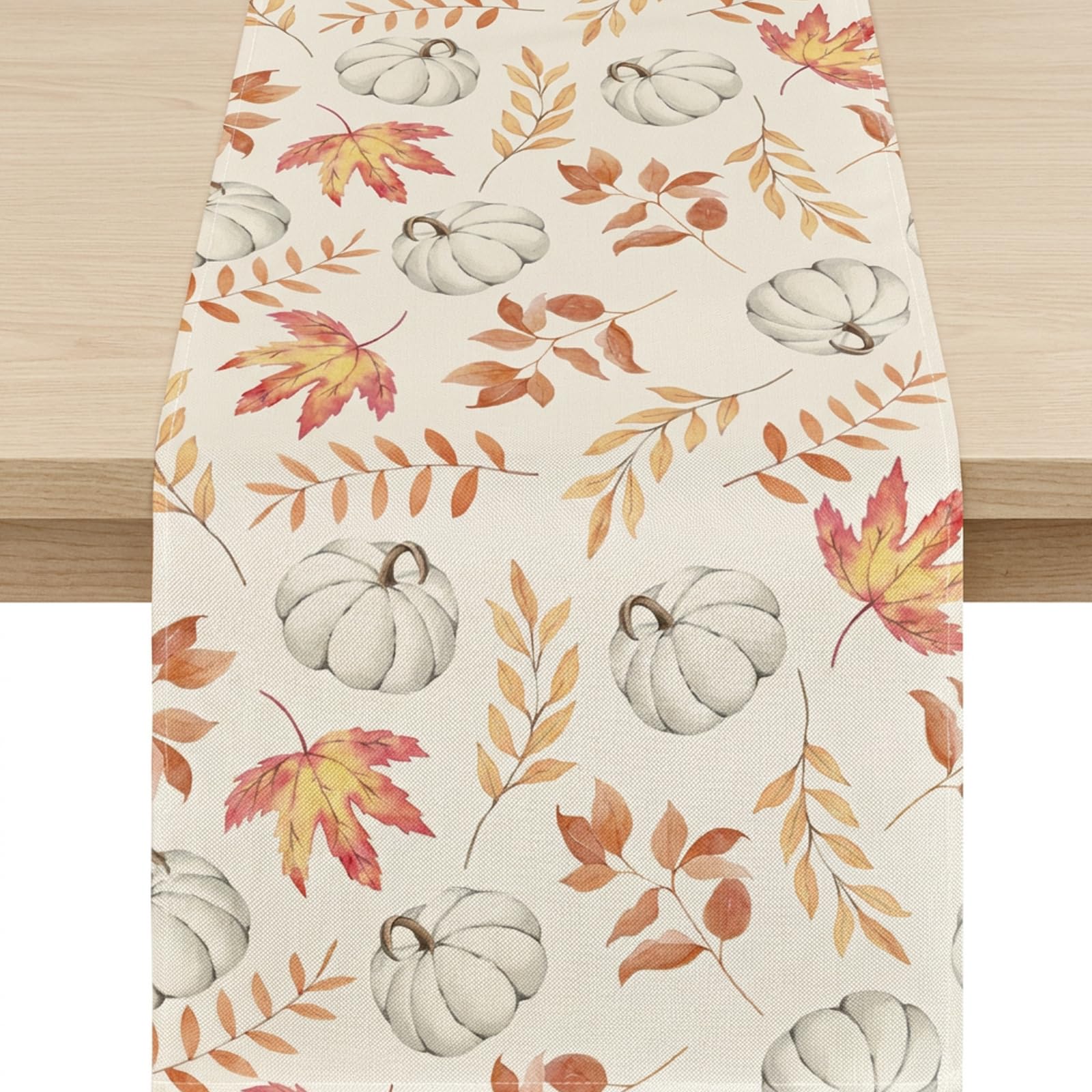 autumn table runner, halloween table runner