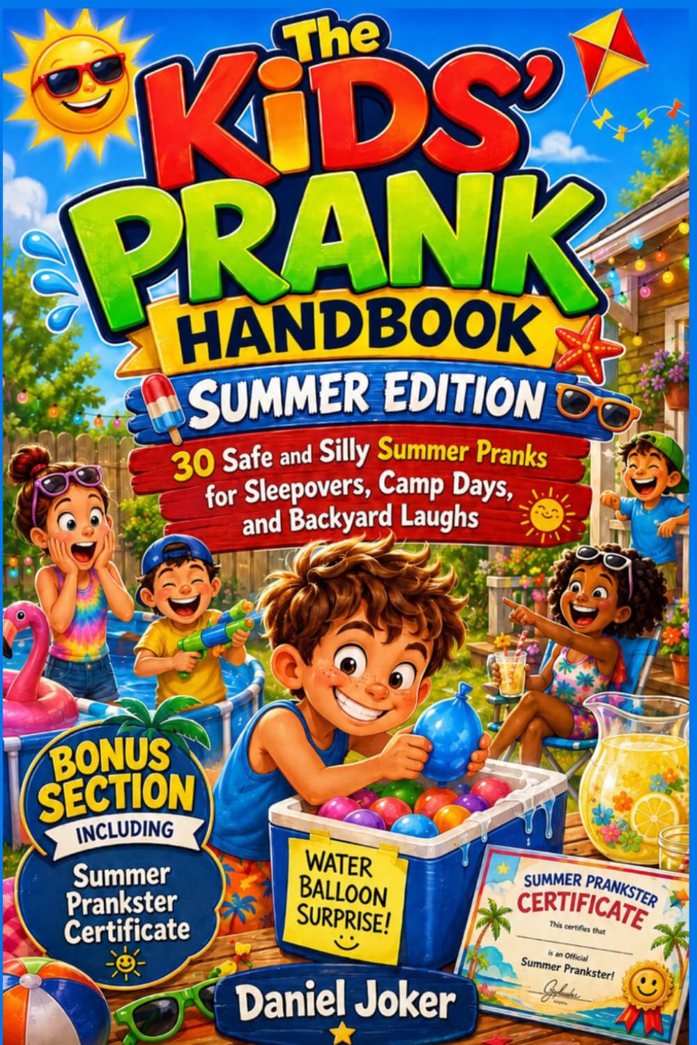 The Kids’ Prank Handbook – Summer Edition: 30 Safe and Silly Summer Pranks for Sleepovers, Camp Days, and Backyard Laughs (The Art of Pranking Series)