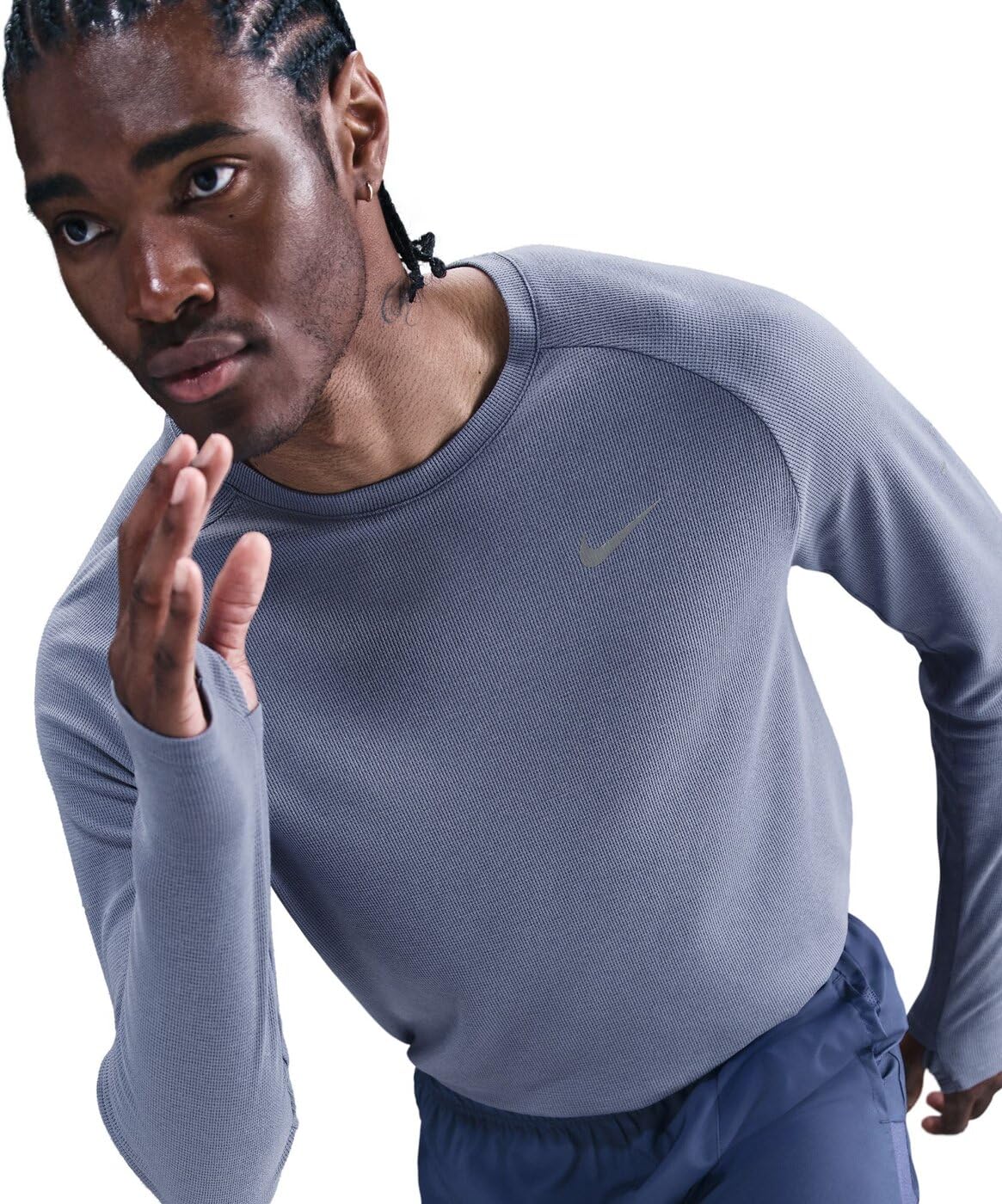 Nike Unisex M Nk Df Stride Waffle Crew bluzy