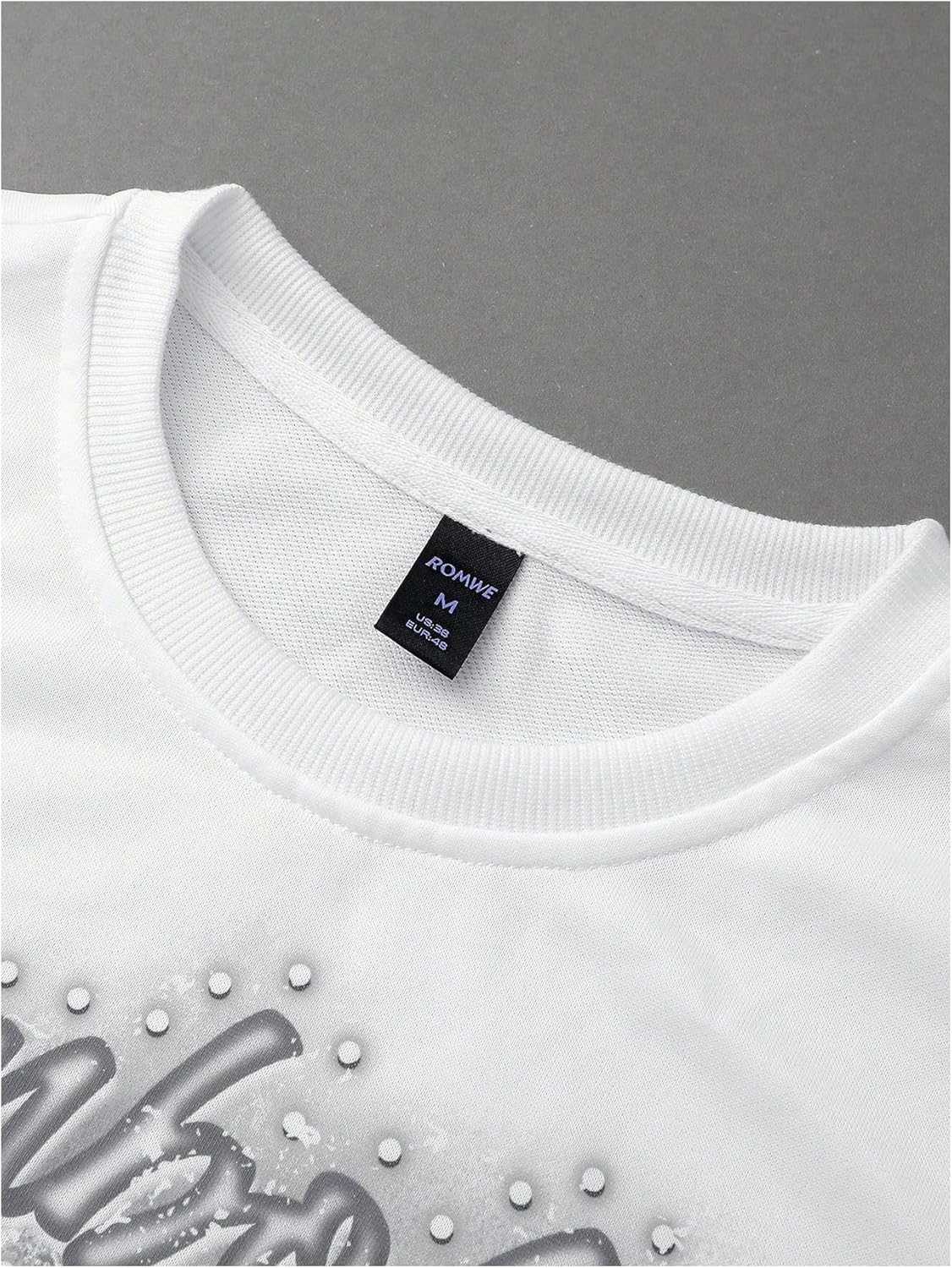 Men's Goth Vintage Y2K Graphic Sweatshirts Long Sleeve Crewneck Pullover Grunge Streetwear Top - Image 4