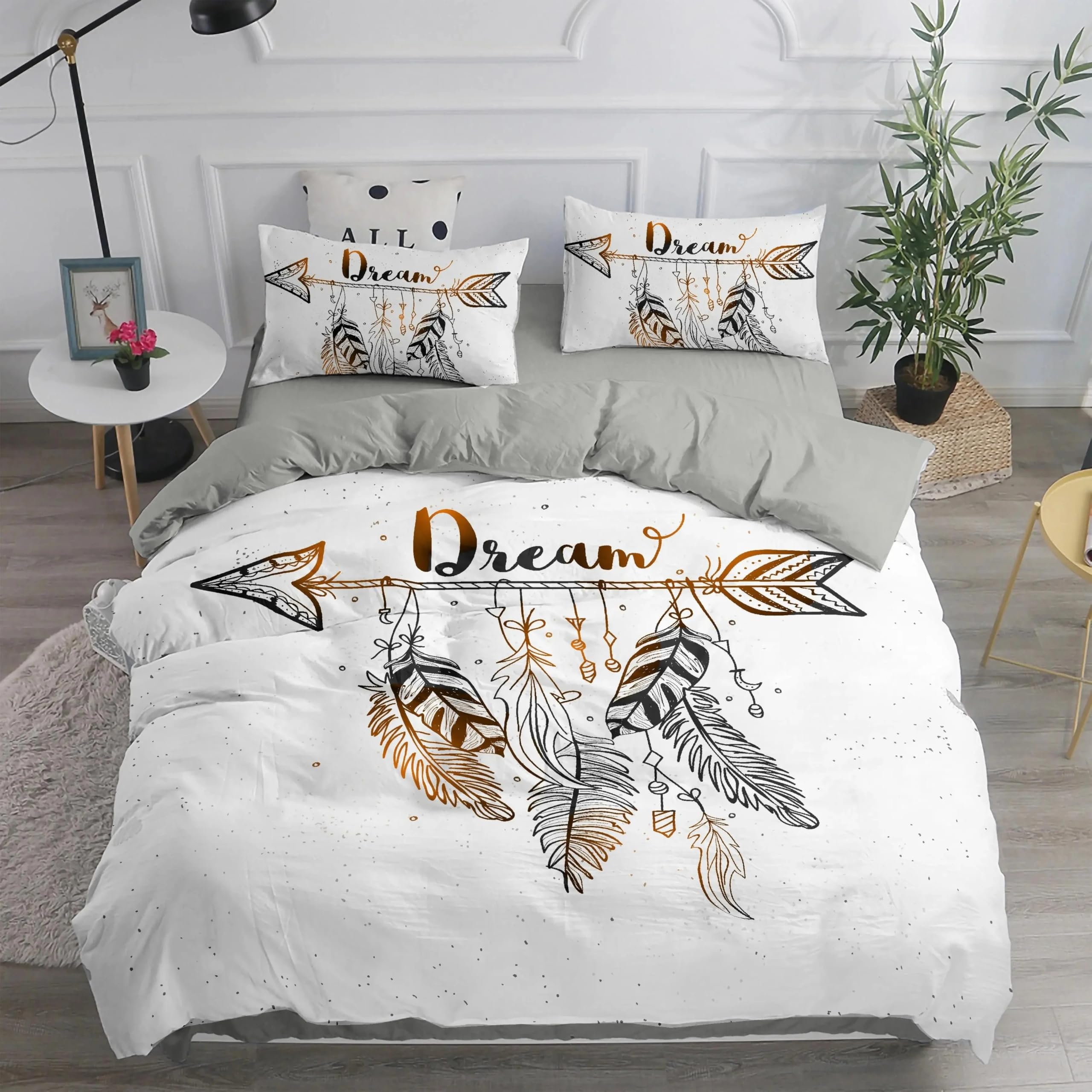 Housse de couette 140x200 attrape-rêves idée cadeau originale pour anniversaire d'adolescente