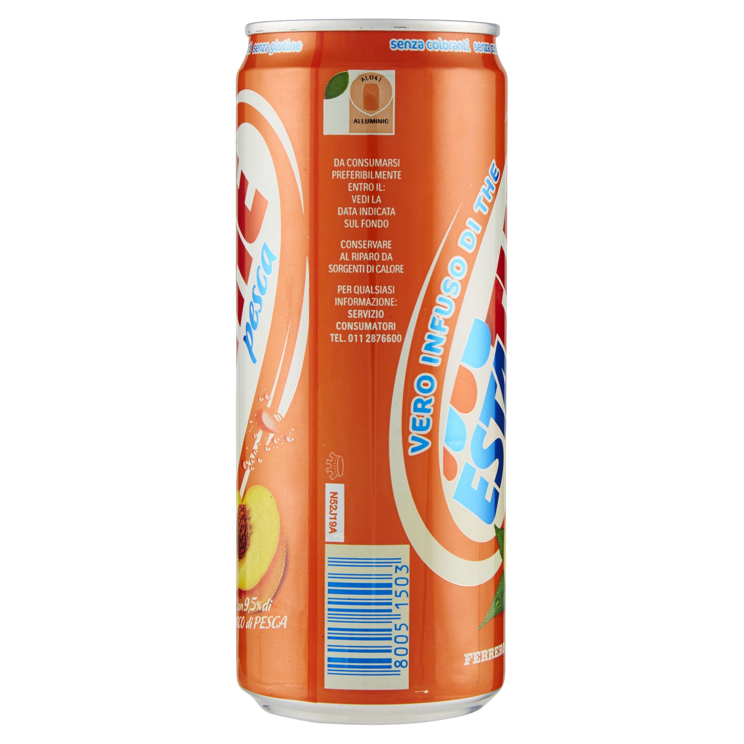 FERRERO LATA DE MELOCOTÓN DE VERANO 0.33LT PAQUETE DE 24 PIEZAS