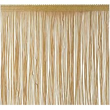 Fringe Trim Tassel 8 inch Wide 2 Yards Long for Clothes Accessories Latin Wedding Dress DIY Decoration 8in,Gold