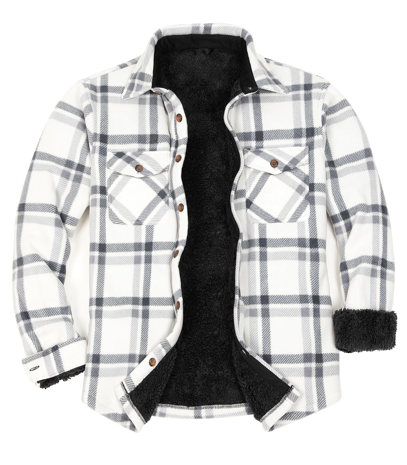 Chaqueta De Camisa A Cuadros Retro Para Hombre, Abrigo Grueso De Forro Polar Pesado Militar Táctico Para Viajes Al Aire Libre Senderismo, Naranja