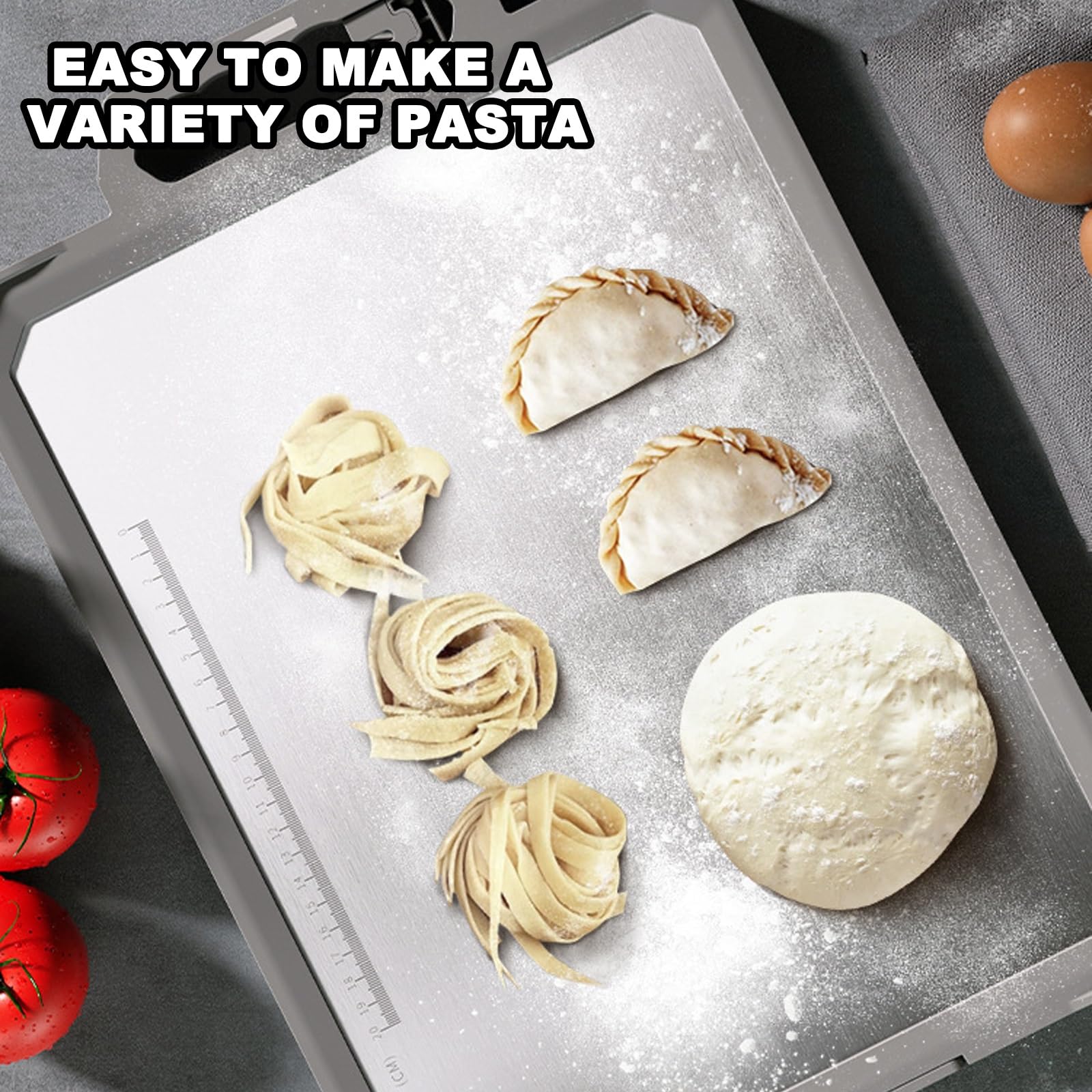Taglieri in Acciaio Inox, taglieri in Piedi e appesi for la Cucina, Tagliere Antiscivolo Multifunzionale, bifacciale, Pietra affilatrice Ribaltabile con Scala Graduata Facile da Pulire