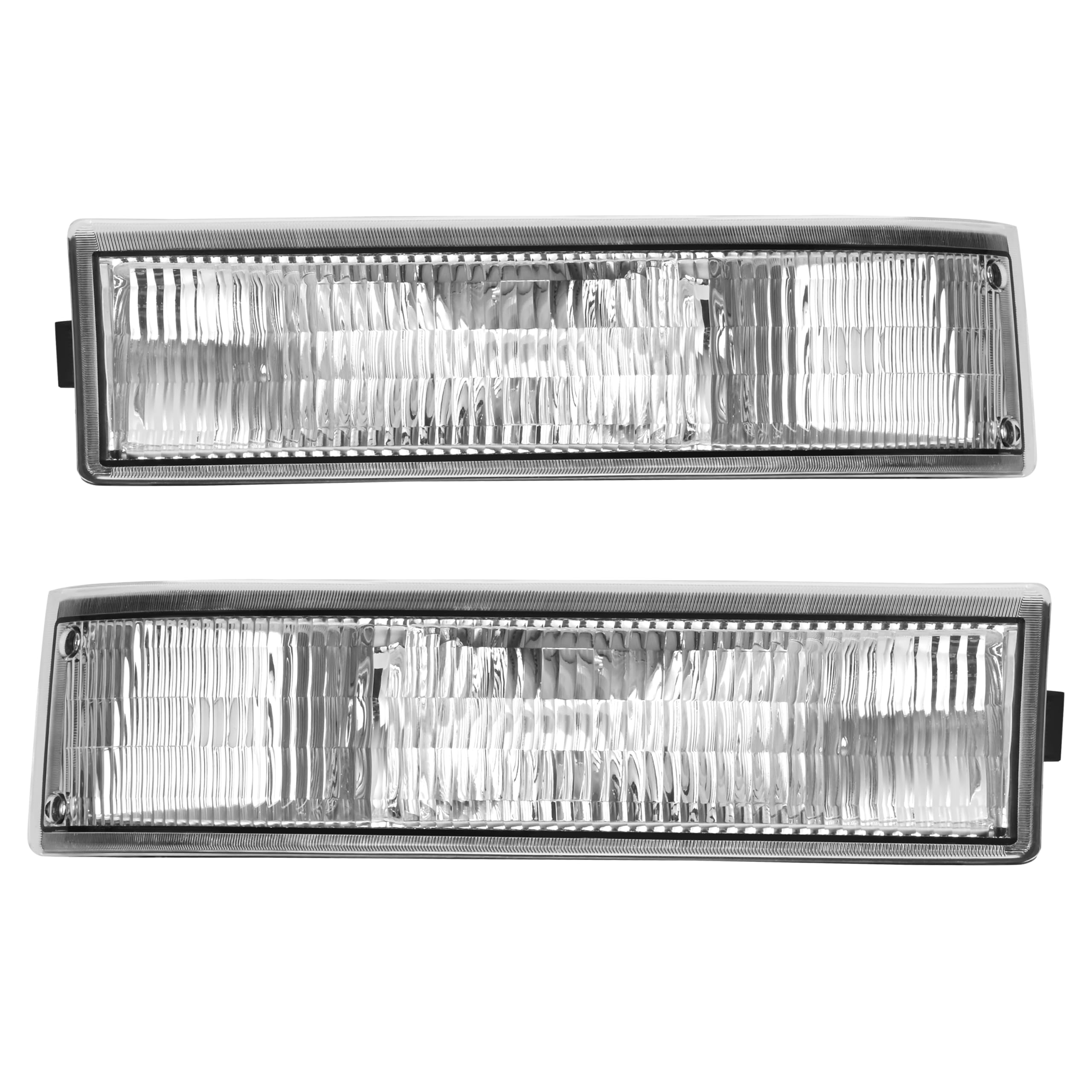 HECASA Pair Side Marker Parking Light Compatible with 1995-2005 Chevy Chevrolet Astro/GMC Safari Replacement for GM2520147 GM2521147 16523211 16523212 Side Marker Parking Lamp Clear Lens LH & RH