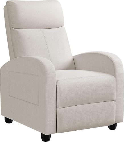 Miniatura 10 de JUMMICO Silla reclinable ajustable para cine en casa, sofá reclinable individual con cojín de asiento grueso y respaldo, moderno sillón reclinable