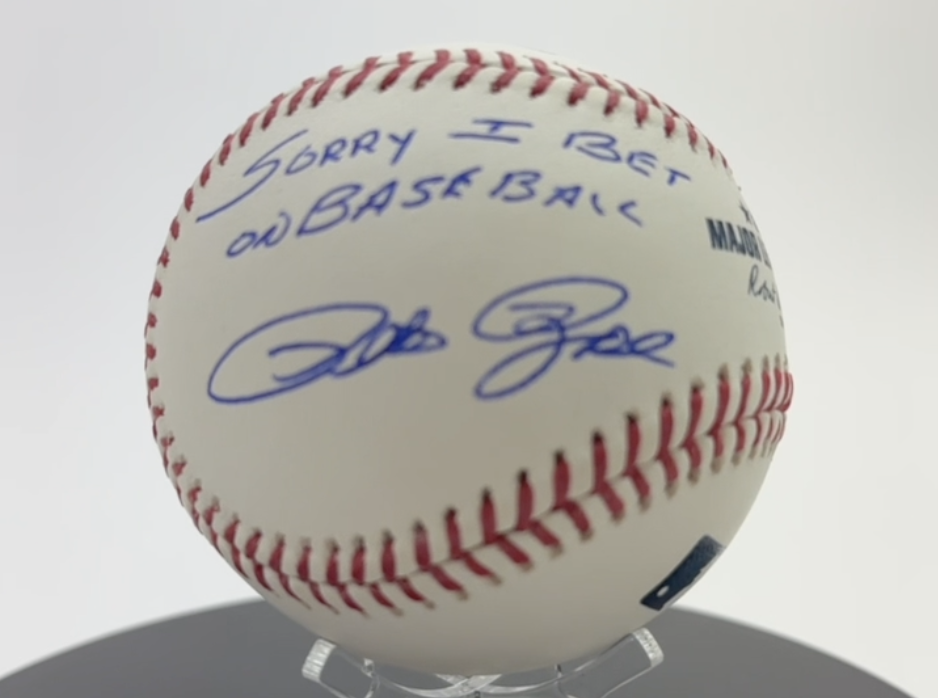 Amazon.com: Autographed/Signed Pete Rose I'm Sorry I Bet On
