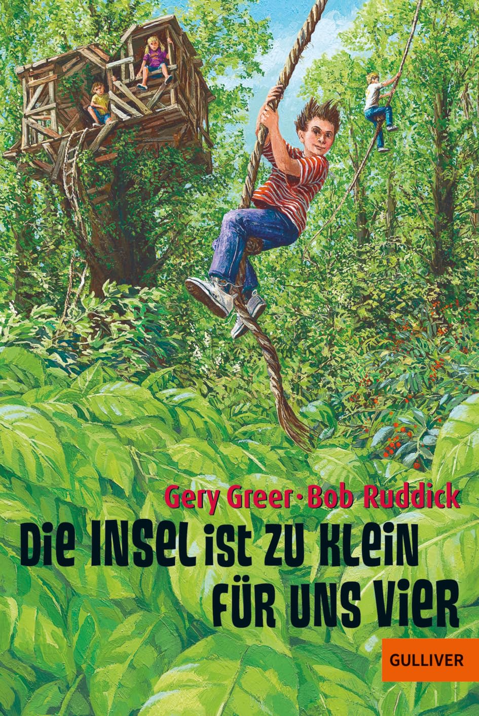 Die Insel ist zu klein für uns vier: Abenteuer-Roman