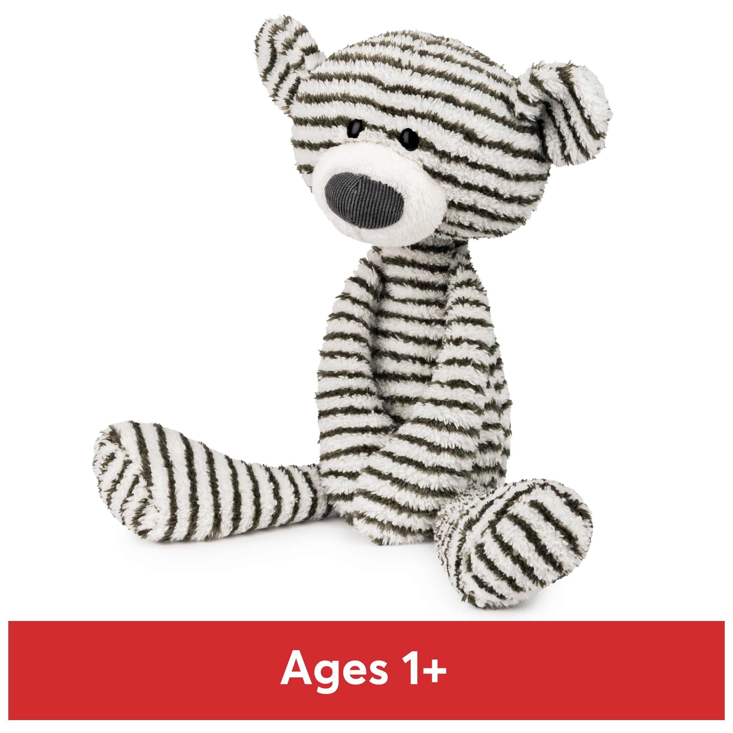 GUND Toothpick Stripes - Oso de peluche de 38 cm, a partir de 1 año