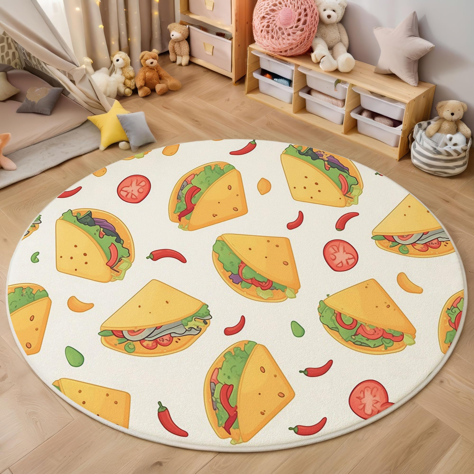 Tapis enfant chili pain de maïs pour salle de jeux