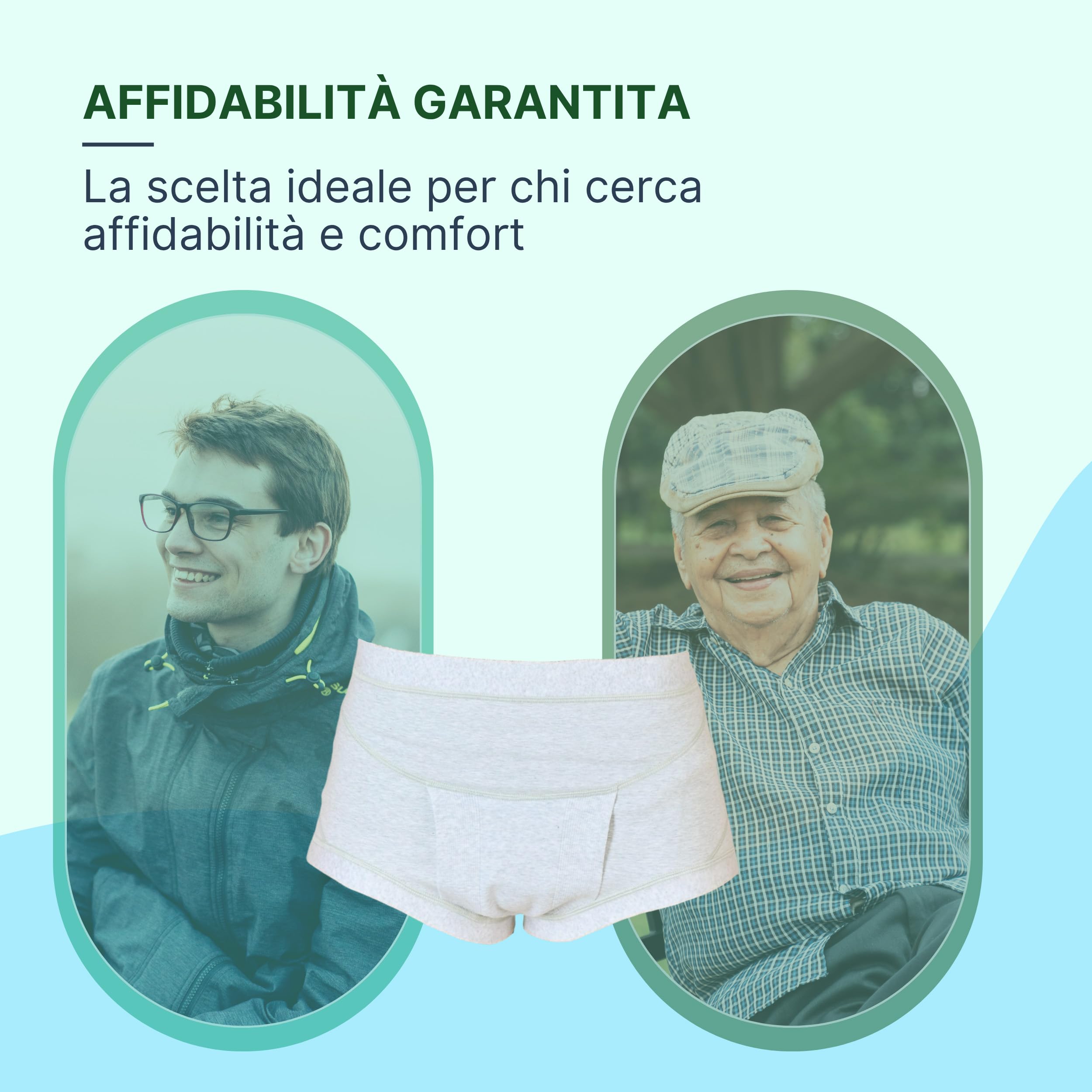 Mutande per Ernia Inguinale Uomo, Slip e Boxer