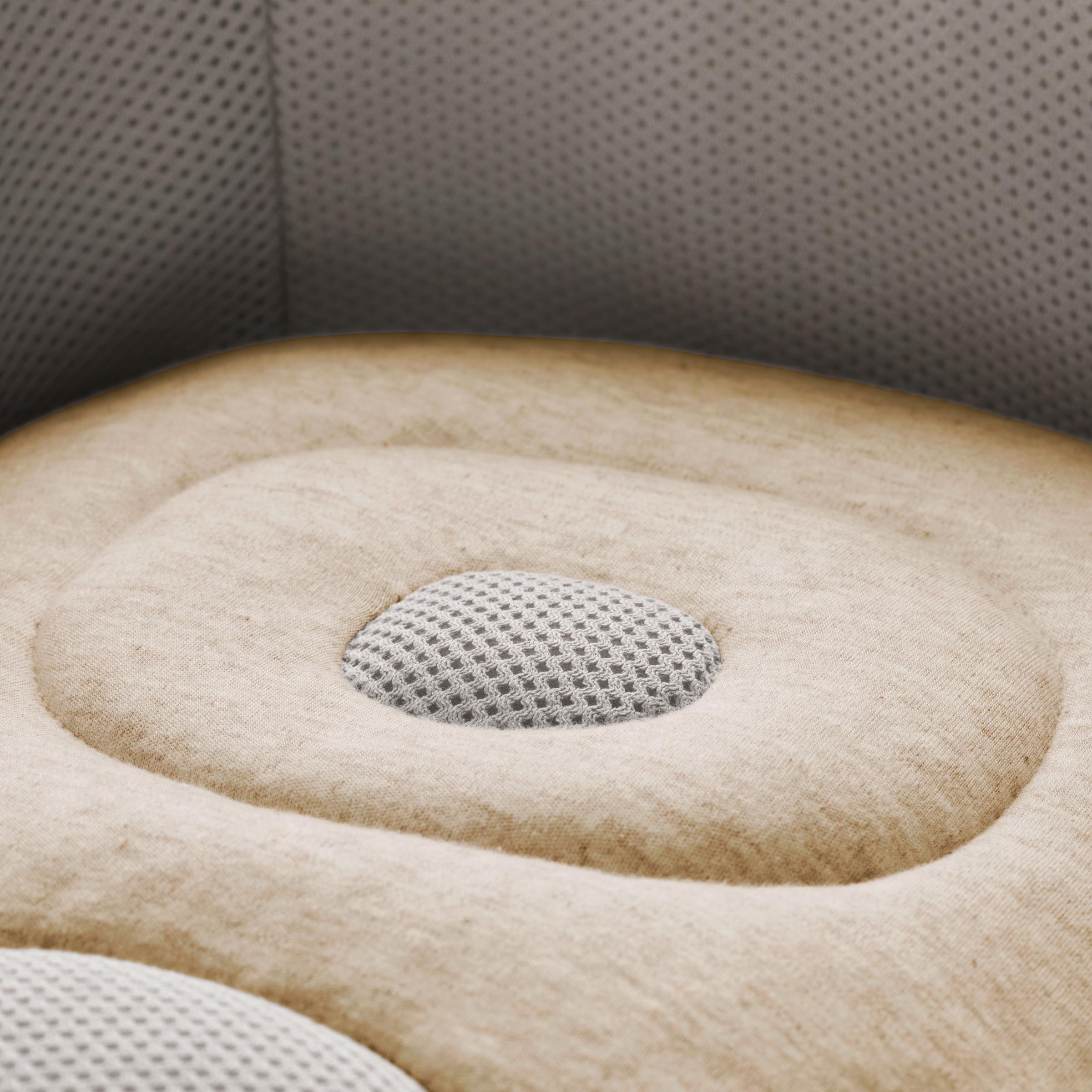 Inglesina Welcome Pod Baby Nest Ergonomico 0-8 Mesi, Riduttore Lettino Traspirante in Bambù e Cotone, Sfoderabile e Lavabile, Quiet Beige