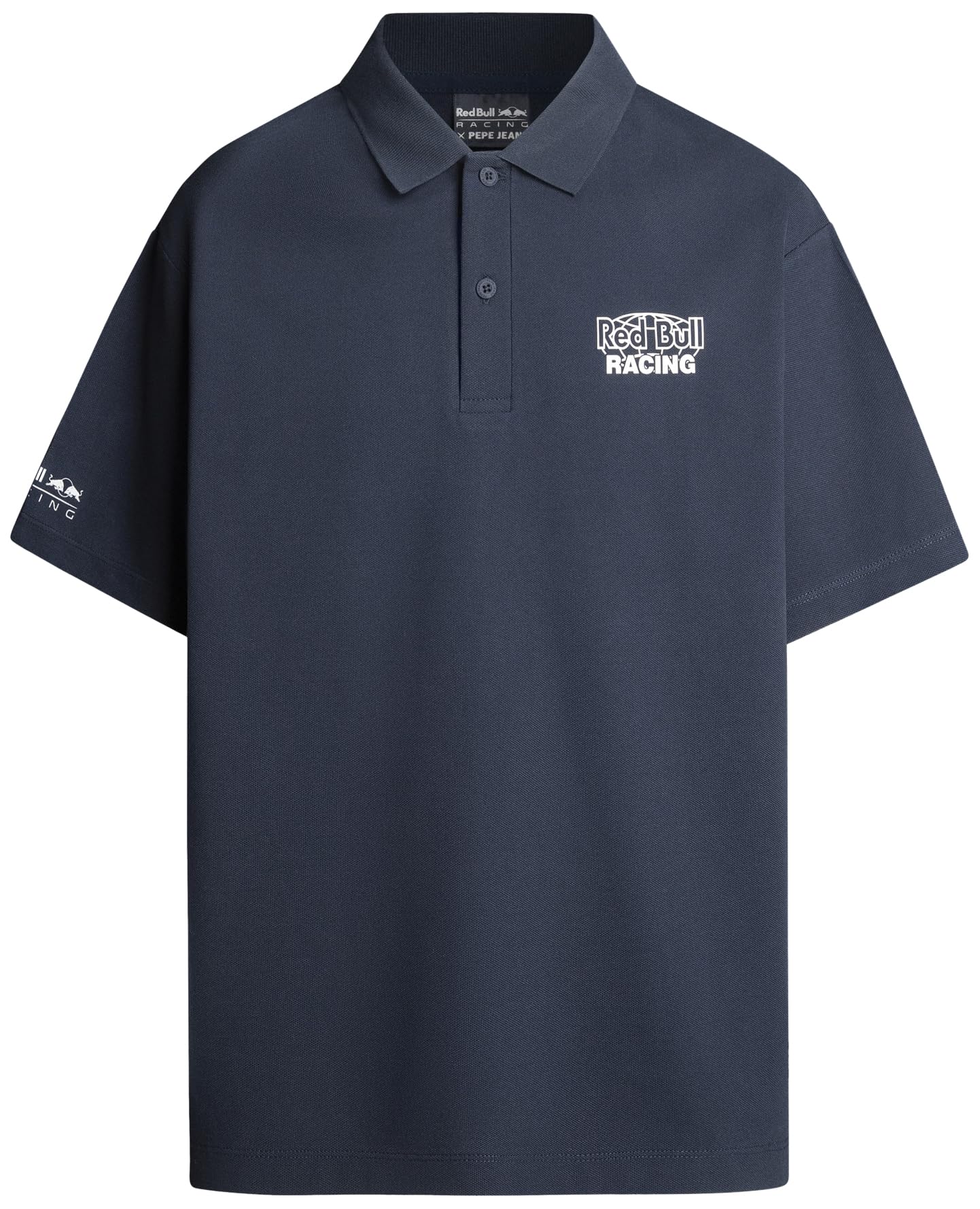 Pepe Jeans Men's Moto Polo Polo, Blue(Dulwich Blue), L