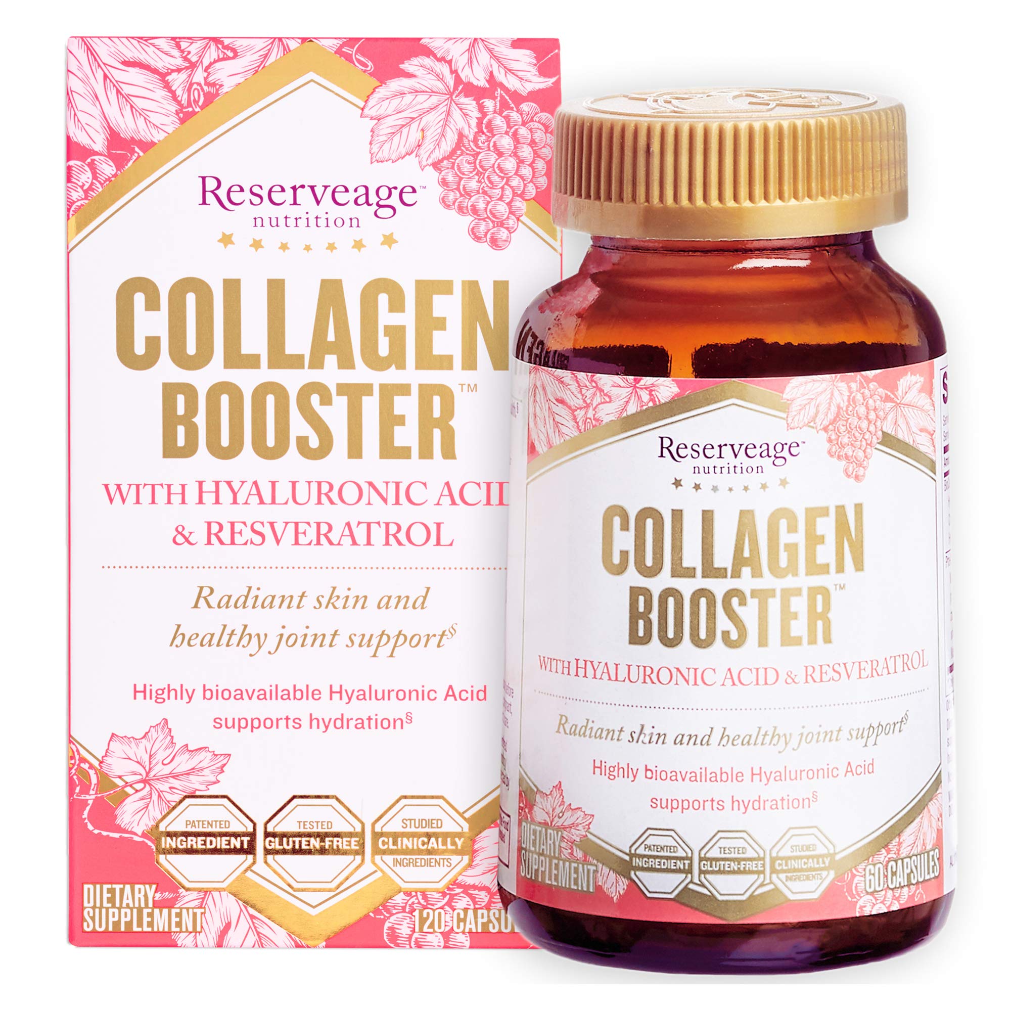 ReserveAge Nutrition, Collagen Booster with Hyaluronic Acid