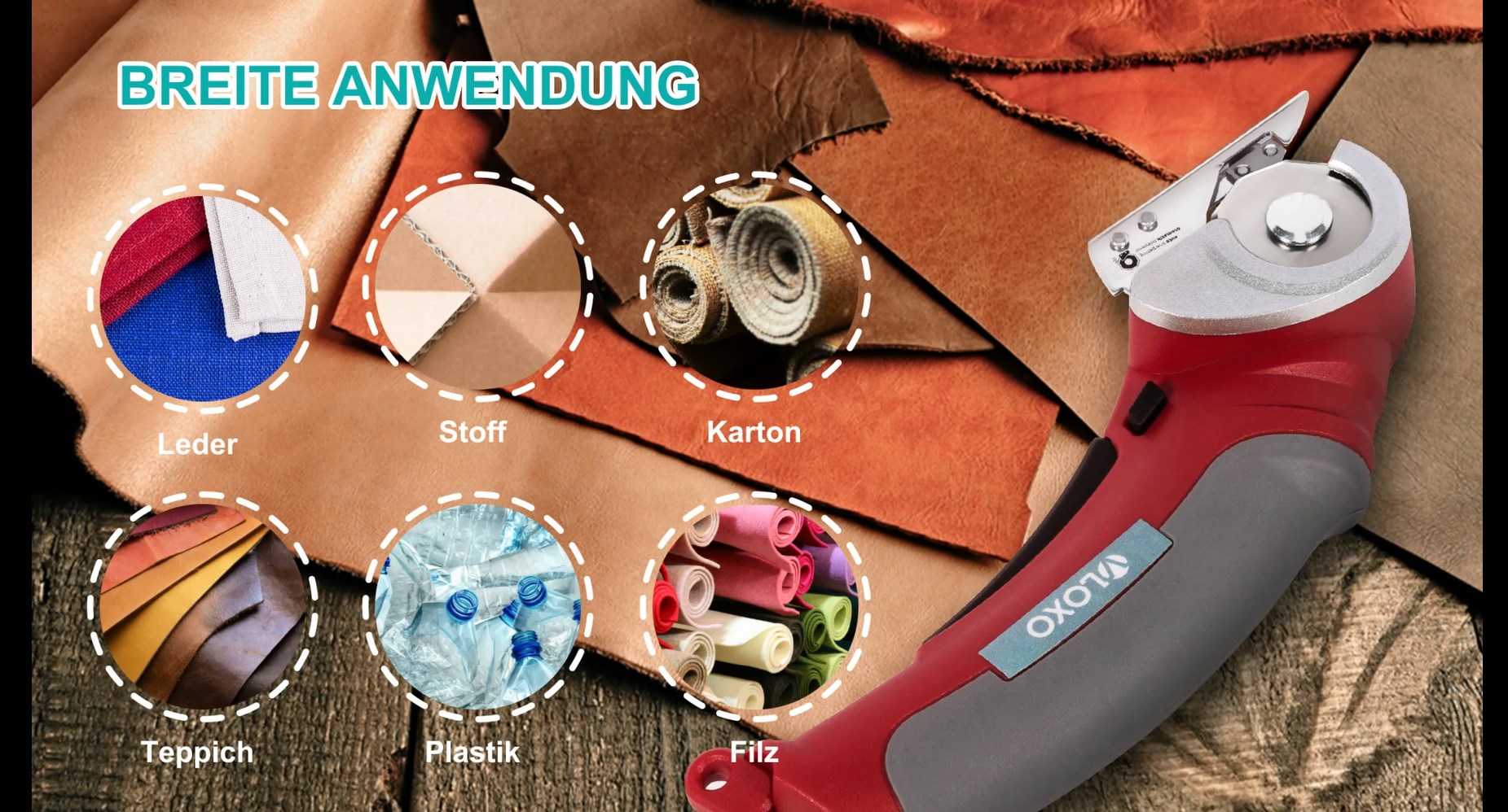 Elektrische Kartonschere 4V Akku - Kabellos & Wiederaufladbar