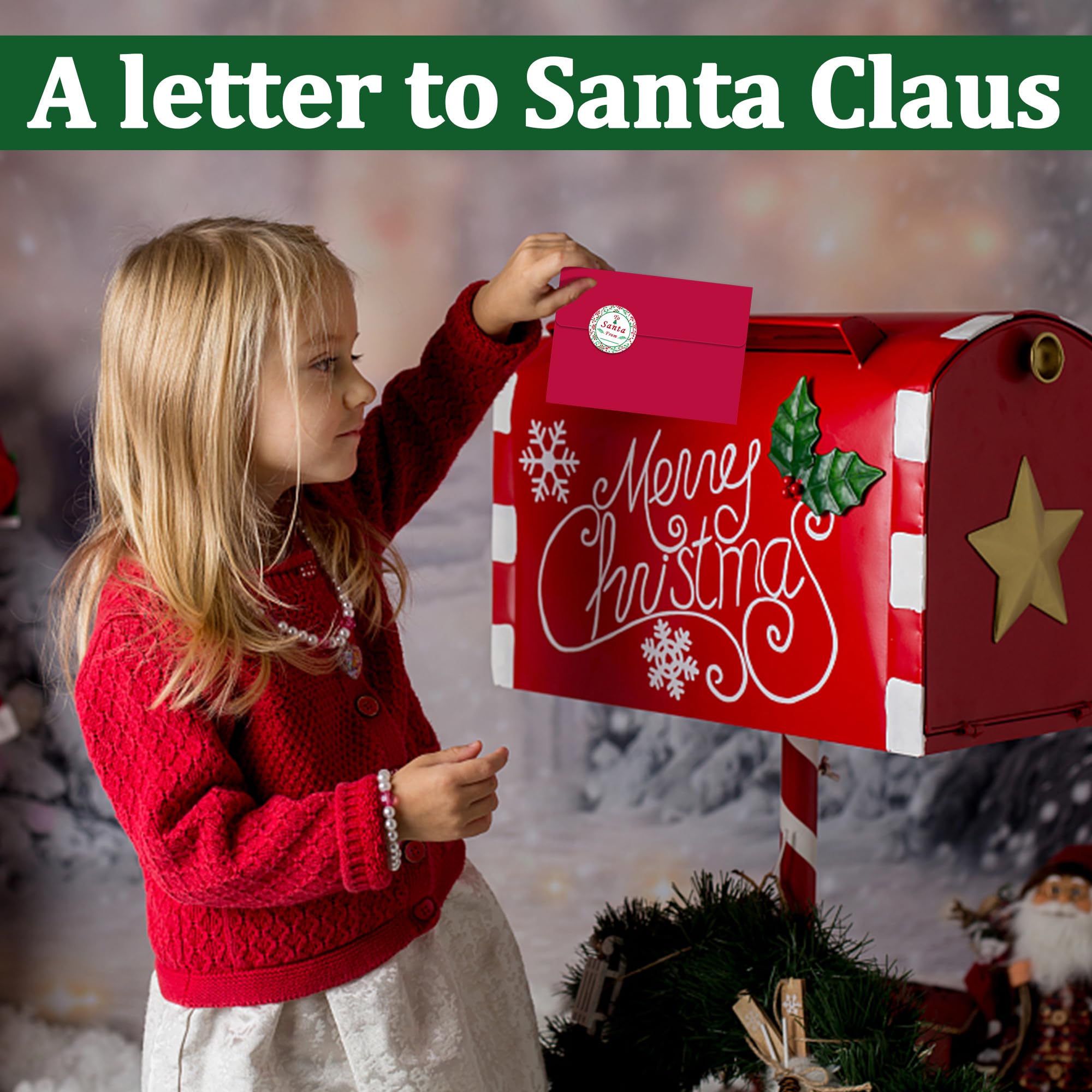 クリスマス限定 コンパクト レター エヌビー社 ミニレターセット ウィンター クリスマスの夜 / クリスマス