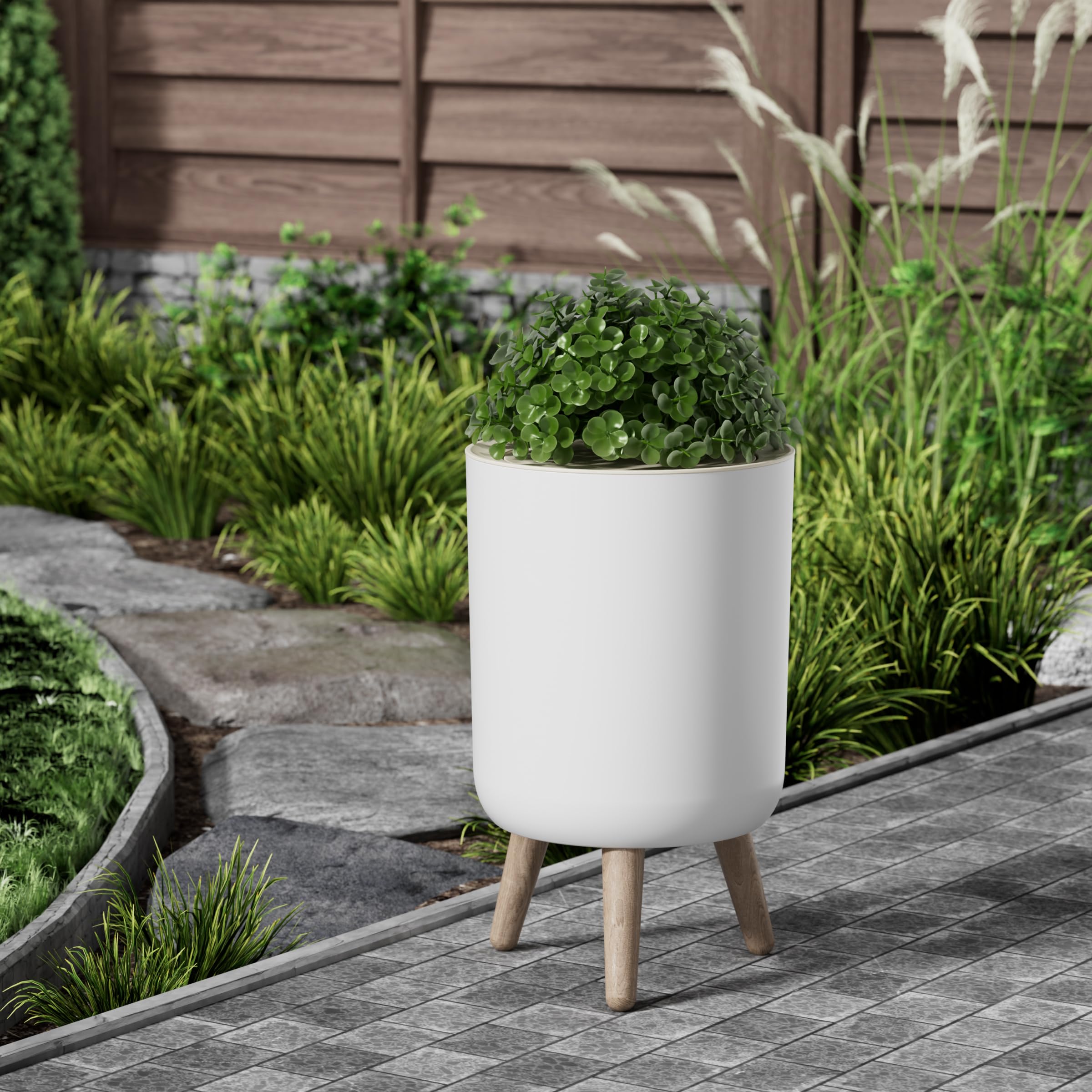 Moderner Mini-Mülleimer Mit Deckel – 10 Liter, Schlankes Design, Hundesicher – Ideal Für Küche, Bad, Büro & Mehr