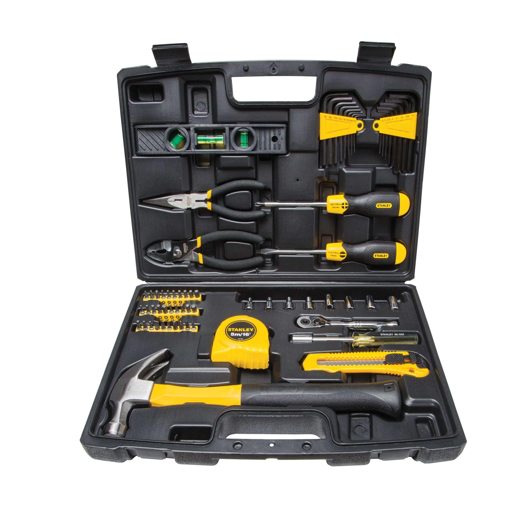Home Tool Kit with Case, 65 Piece (94-248) | Comprehensive set for homeowners and DIYers,…