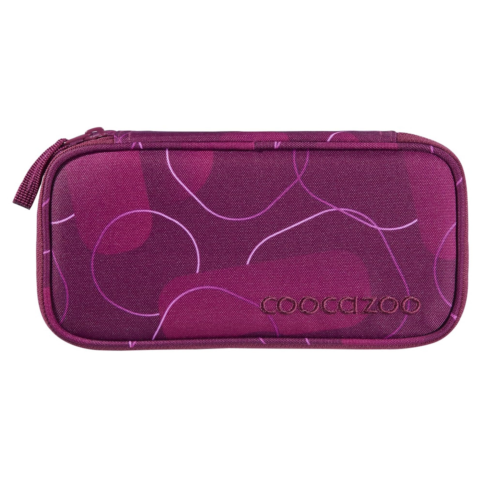coocazoo Schulrucksack-Set Mate „Berry Bubbles & Follow Me“ 3-teilig, lila-rosa, ergonomischer 30L Tornister, höhenverstellbar, für Kinder ab der 5. Klasse, inkl. Federmäppchen & Colour UP-Set