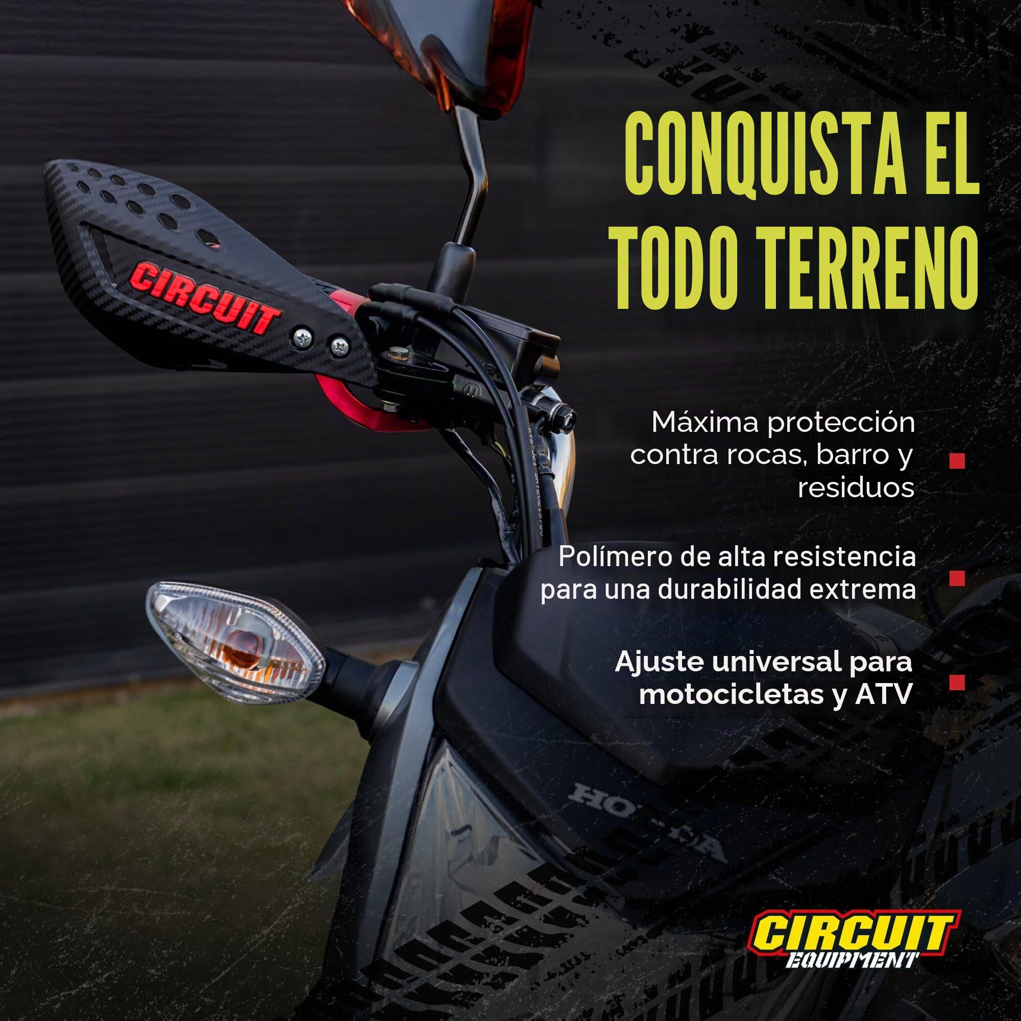 CIRCUIT PM061-2DA Paramanos Vector Carbon, color Carbono/Rojo