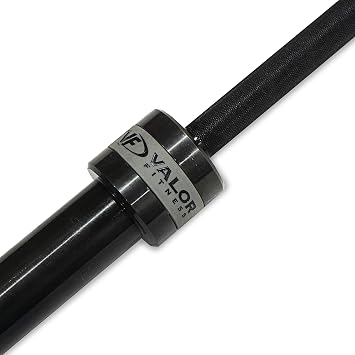 Valor Fitness Olympic Deadlift Barbell, 27MM Powerlifting Bar with Enhanced Whip and Aggressive Knurling, 1200 LB Capacity Deadlift Bar for Strength Training, Powerlifting, Heavy Lifting, Home Gym, Garage Gym, Olympic Weightlifting Equipment