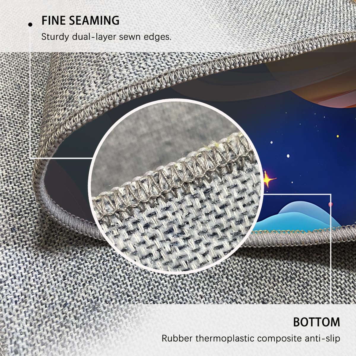 Weltraumteppiche 150x210cm Universum Sonnensystem Planet Thema Teppiche Blauer Sternenhimmel Cartoon Kinderzimmerbereich Teppich für Schlafzimmer Klassenzimmer Bodenmattendekor