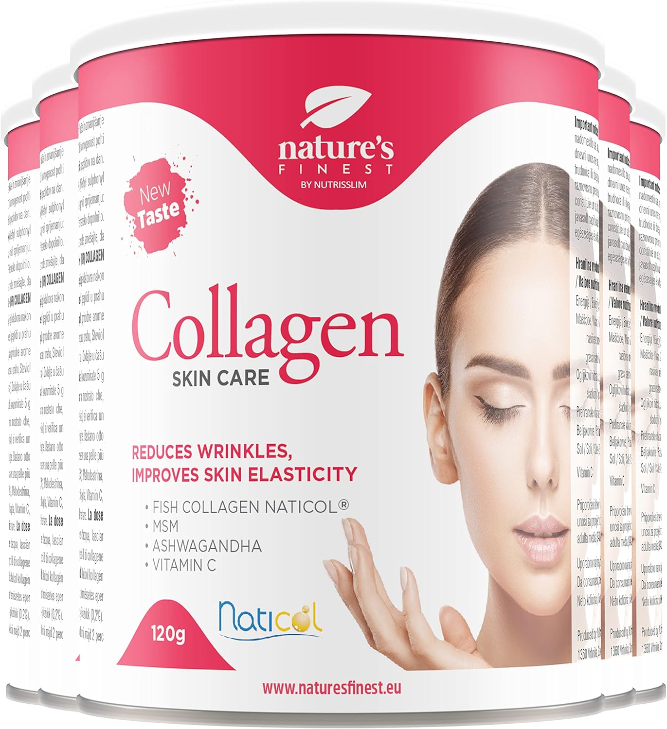 Nature's Finest by Nutrisslim Collagen Skincare with Naticol®, MSM