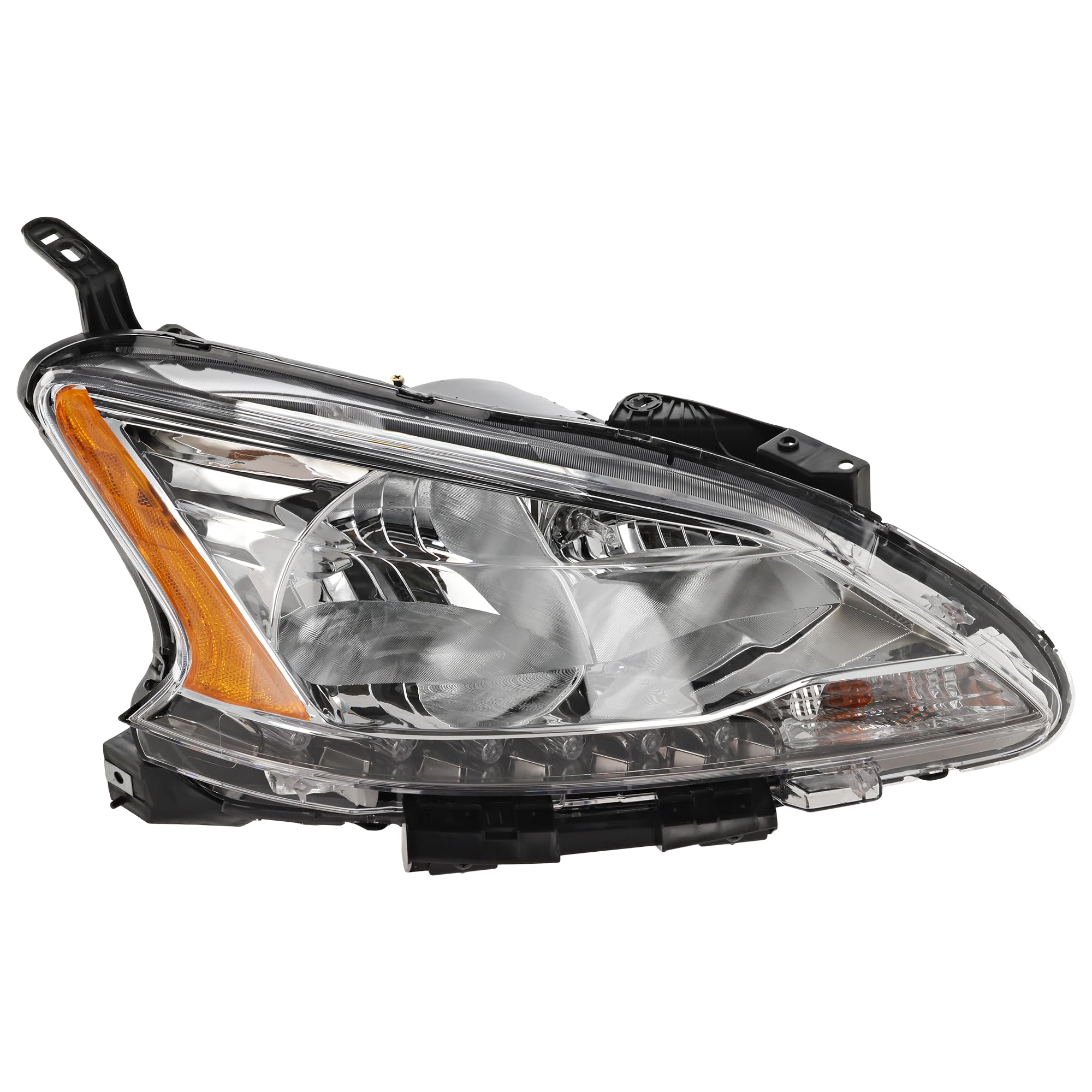 Evan Fischer Passenger Side Headlight for Nissan Sentra 2013-2015 Halogen With bulb(s) Replaces# 260103SG2A