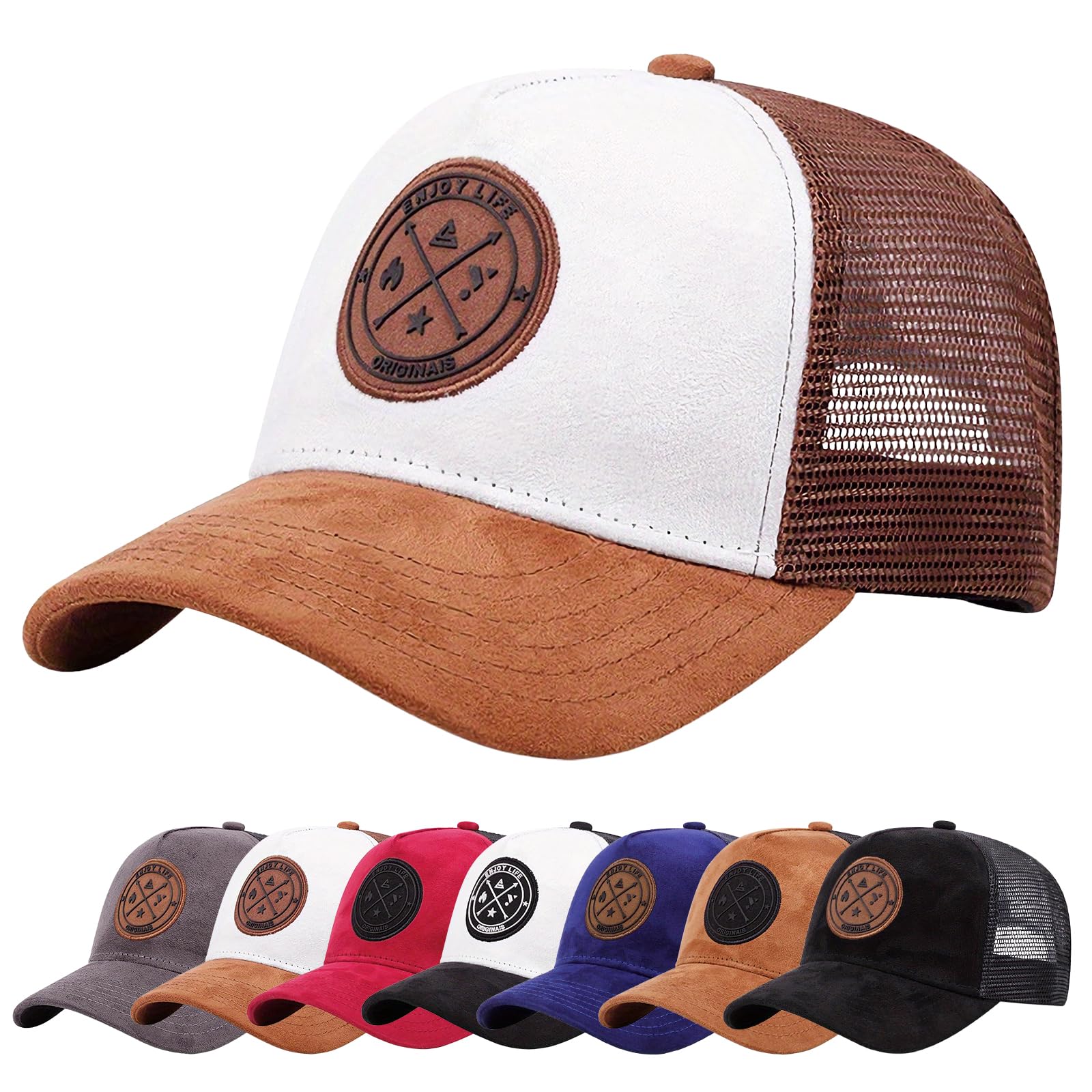 Tiakay Casquette de Baseball Trucker Unisexe Anti-UV - Ajustable avec Boucle en Metal, Maille Brodée pour Sport, Voyages et Outdoor d'Été | Streetwear Premium - 1