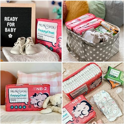 Miniatura 7 de Mum & You Nappychat - Pañales ecológicos de rendimiento premium, tamaño 2 (44 pañales), tecnología Smart Tube. Protección contra fugas. 100%
