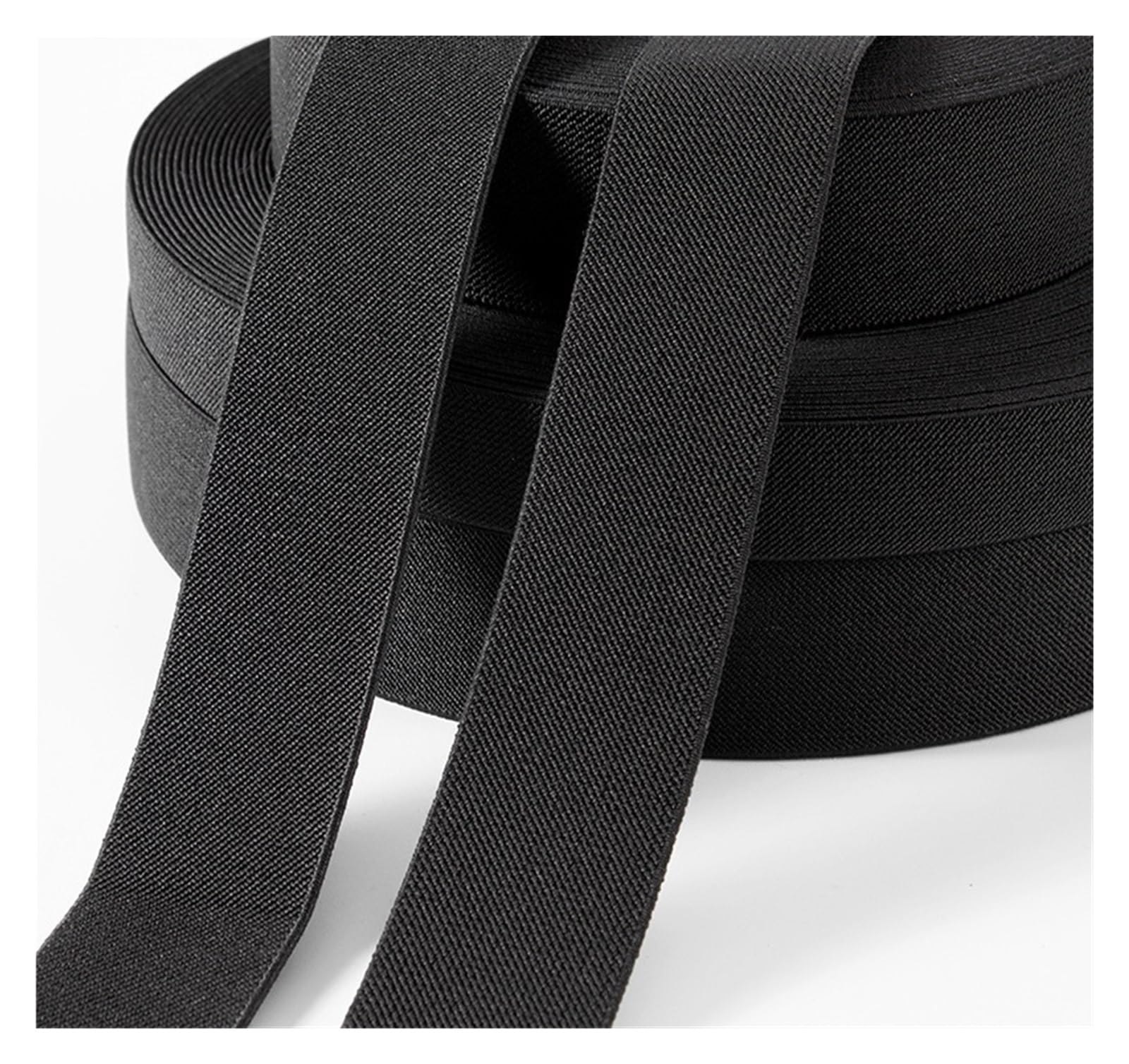 1/2/3/5M 20-70mm czarna gumka do szycia bielizny gumowa taśma spódnica z paskiem paski taśma rozciągliwa DIY akcesoria(5Meters,60mm)